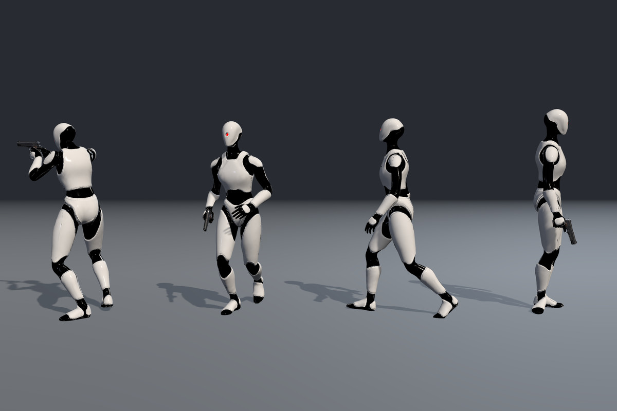 Female Pistol Animation