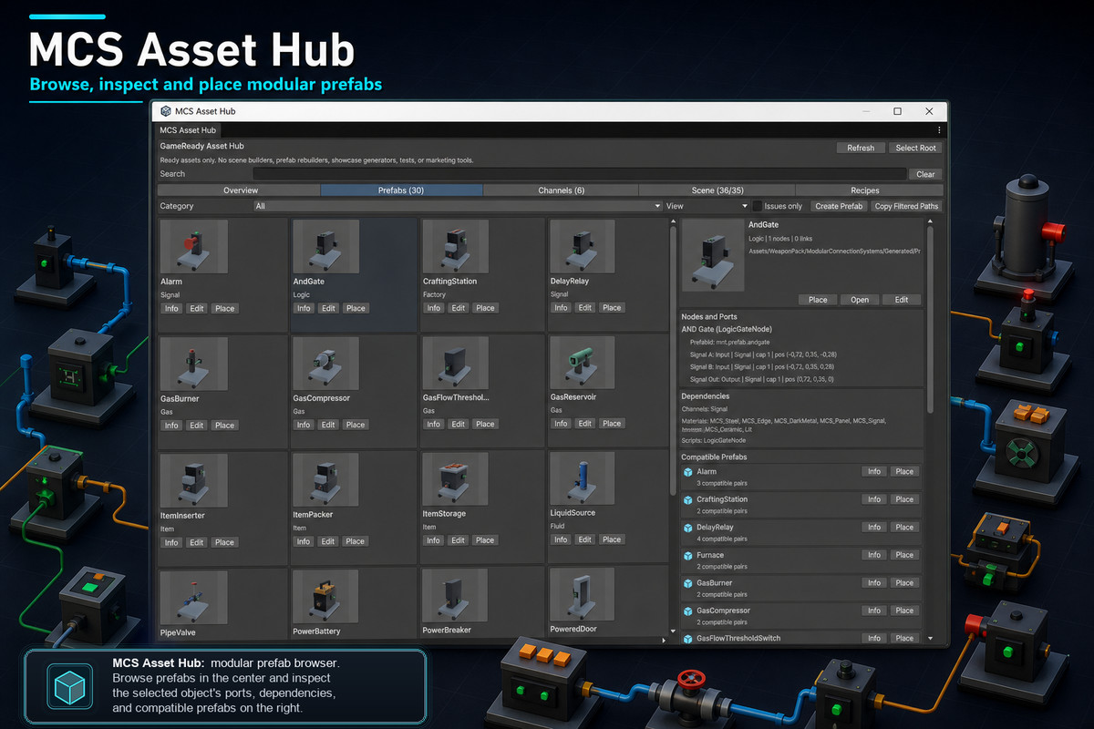 Modular Connection Systems — Power, Logic & Resource Network Kit