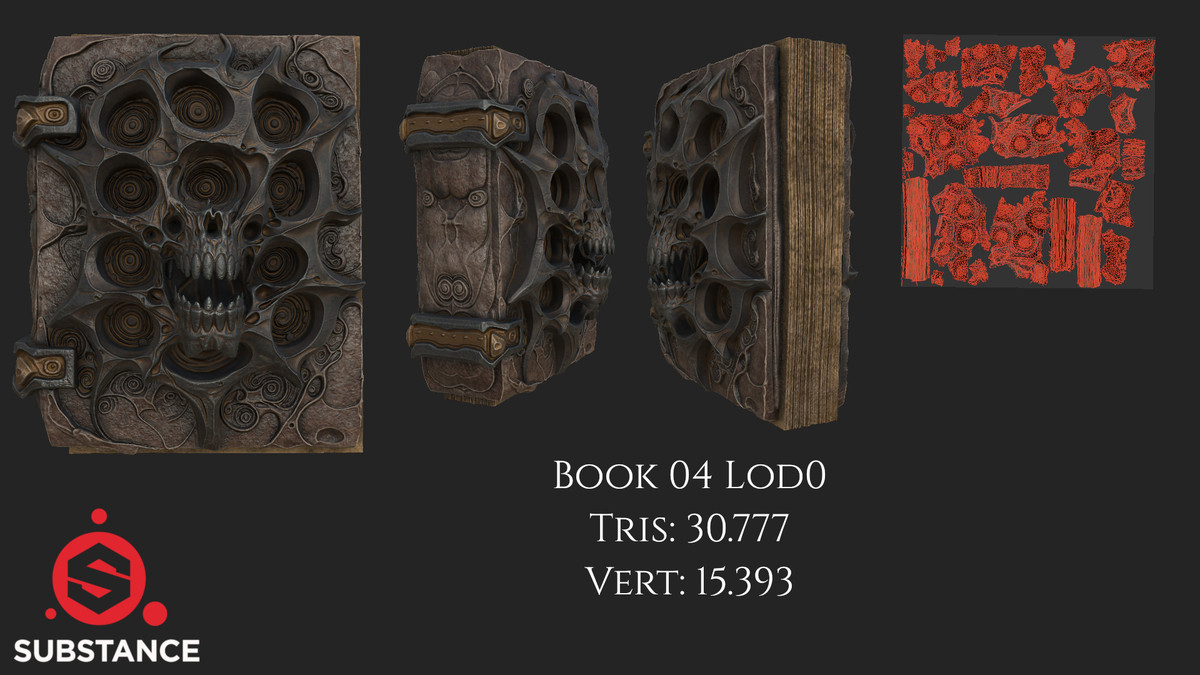 7 Dark Fantasy Books / Grimoire / Tome