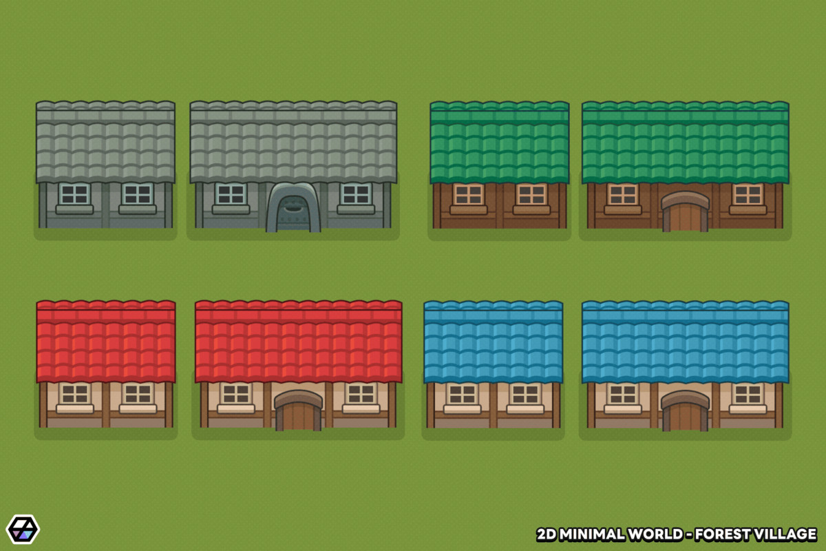 2D Minimal World - Forest Village