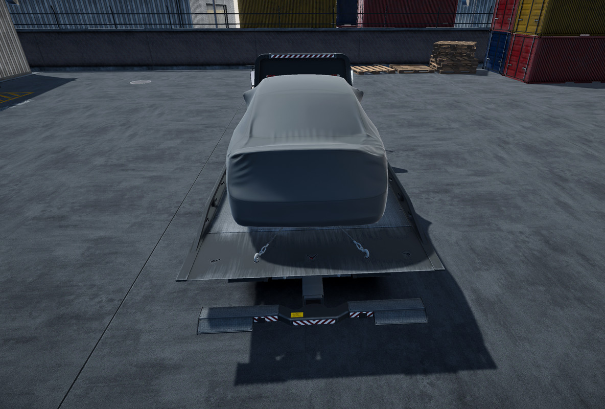 Rollback towing truck