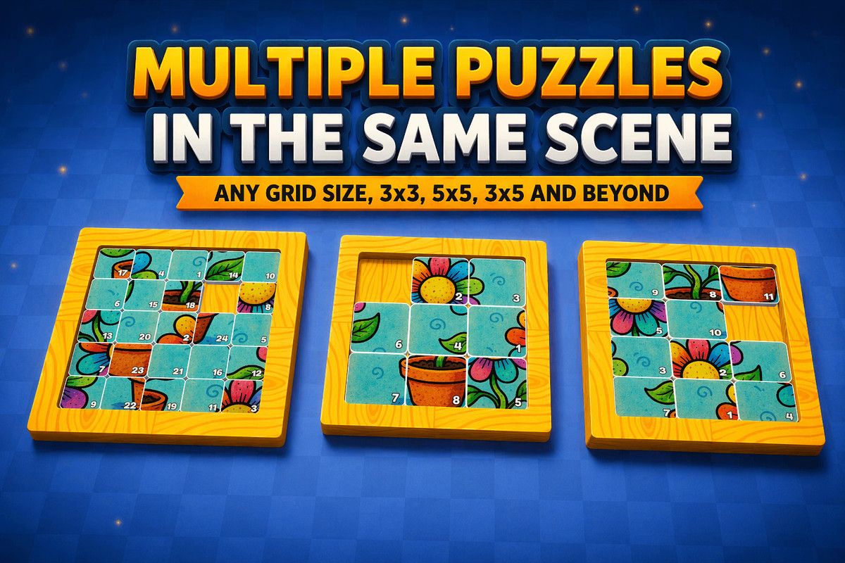 3D Sliding Puzzle Engine v.2