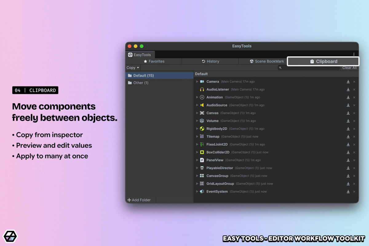 Easy Tools - Editor Workflow Toolkit