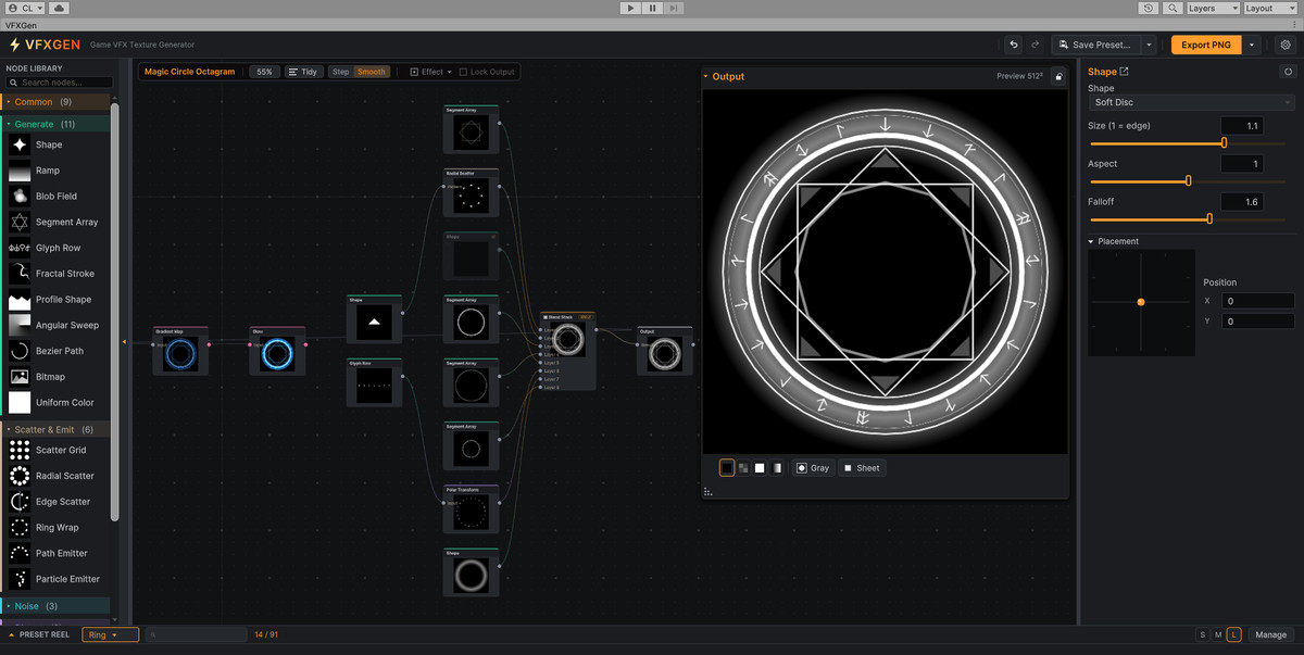 VFXGen - Stylized VFX Texture Editor