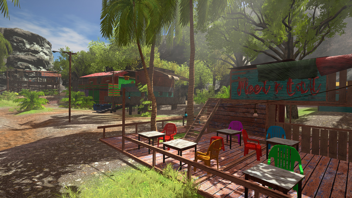 South Pacific Island - Map