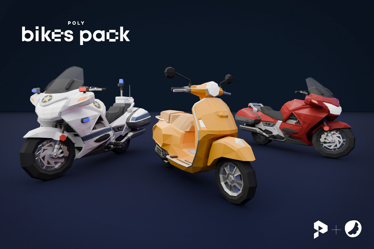 Poly Bikes Pack