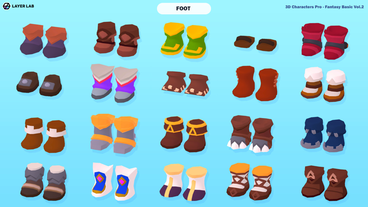 3D Characters Pro - Fantasy Basic Vol.2