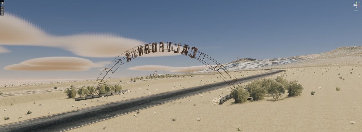 Realistic Race Track California