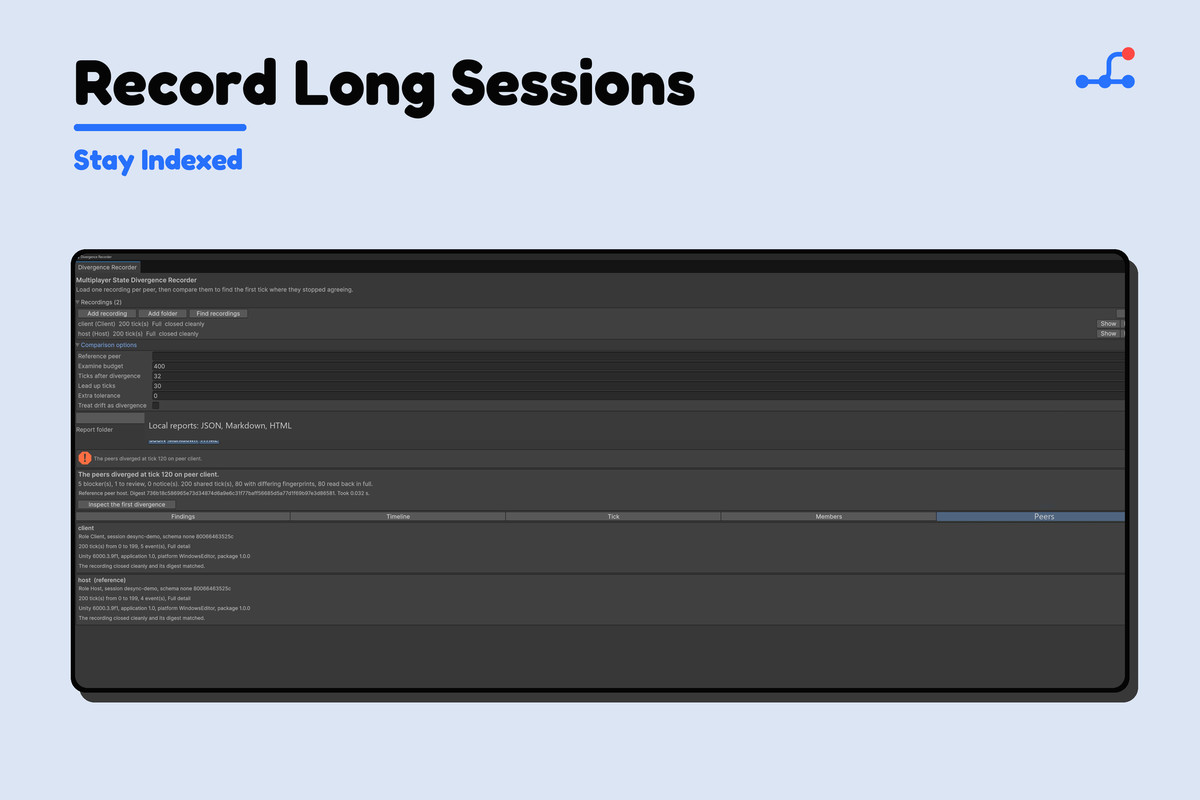 Multiplayer State Divergence Recorder