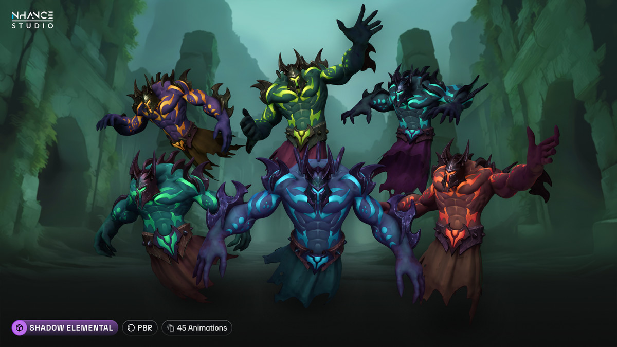 Stylized Fantasy Elementals Bundle
