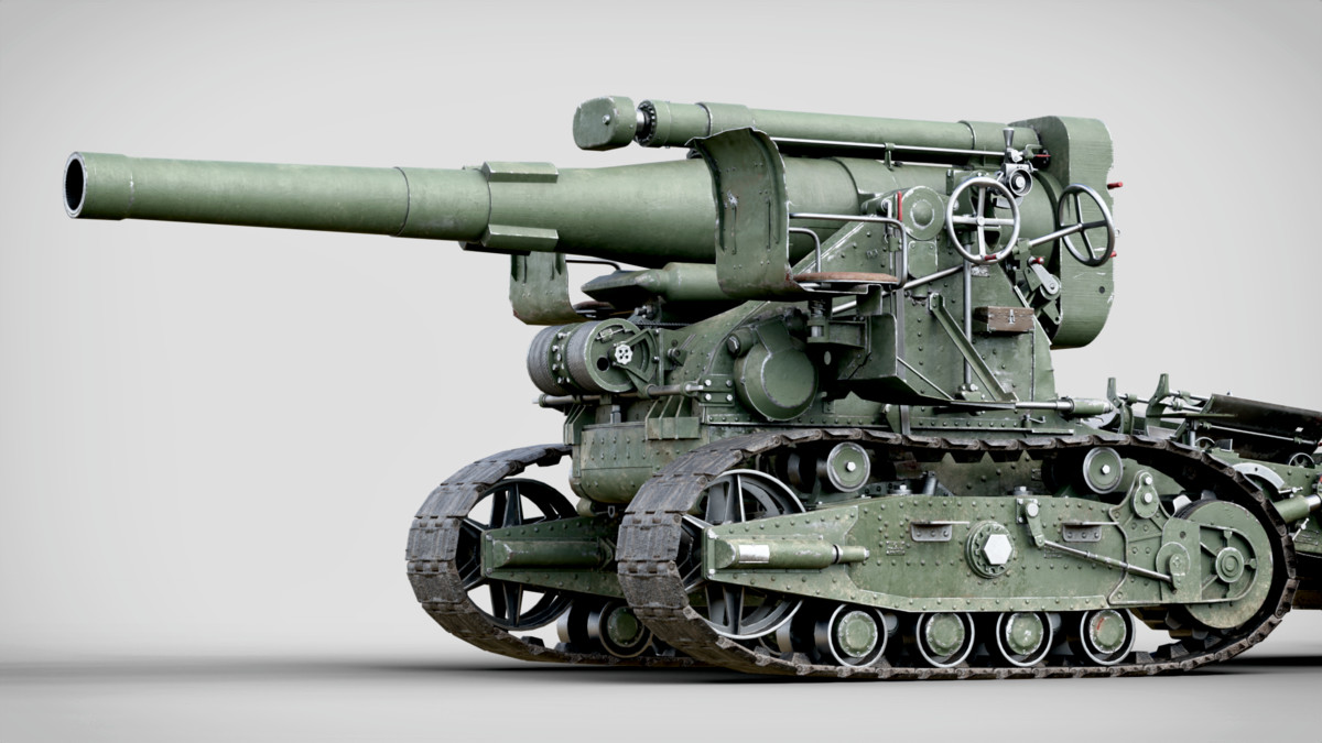 Rigged B-4 Howitzer WW2