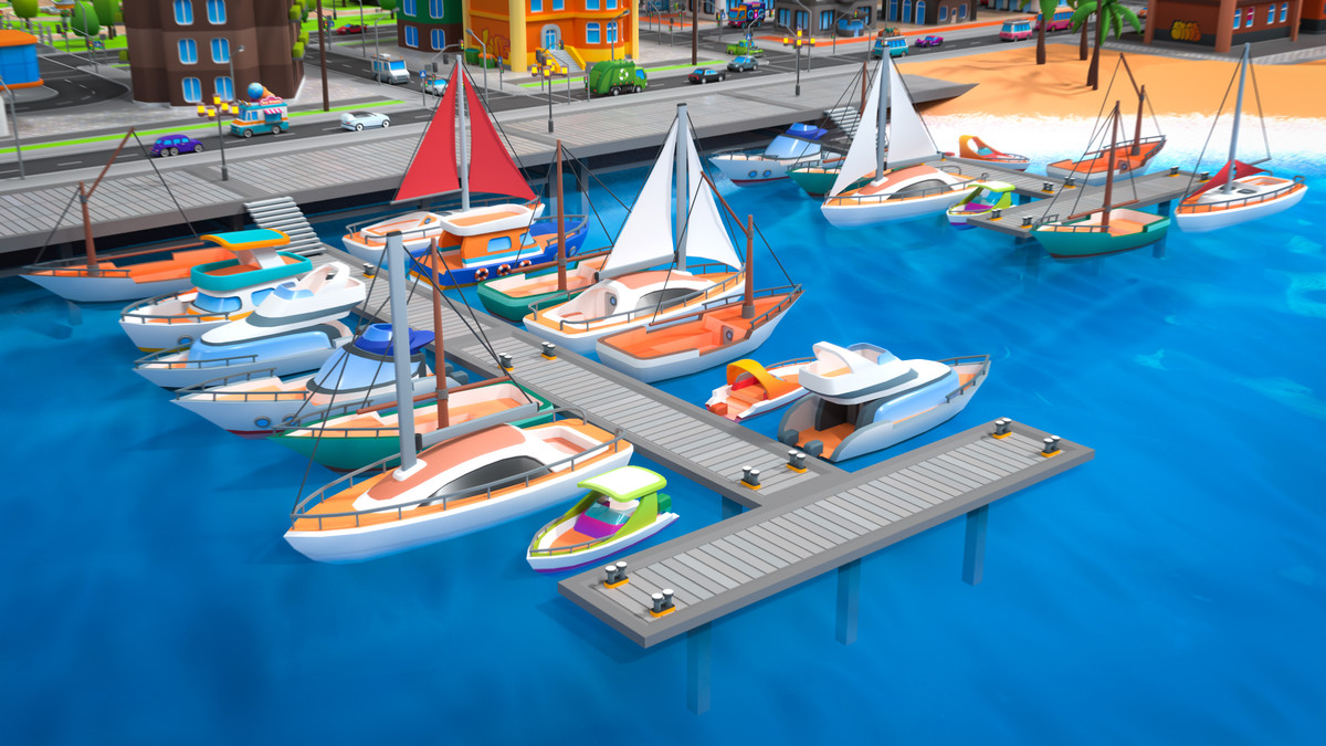 Cartoon City - Low Poly City 3D Models Pack
