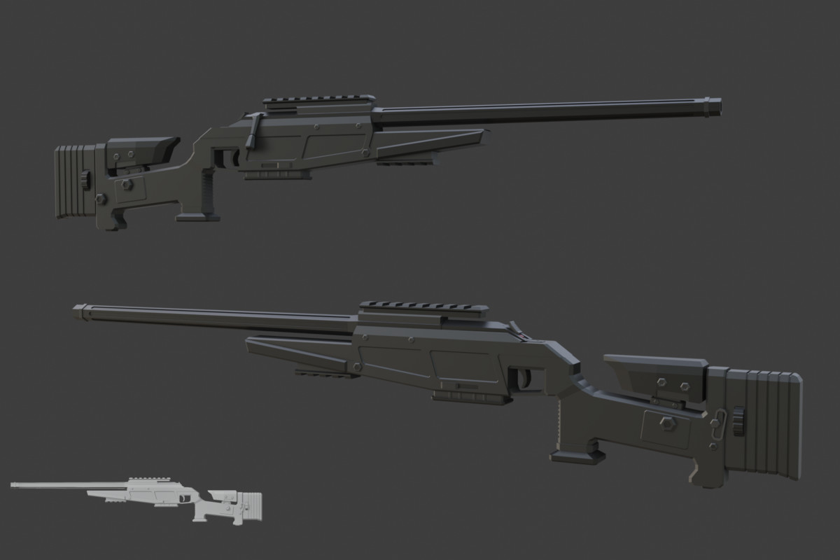 Low Poly Weapon Bundle Pack 3