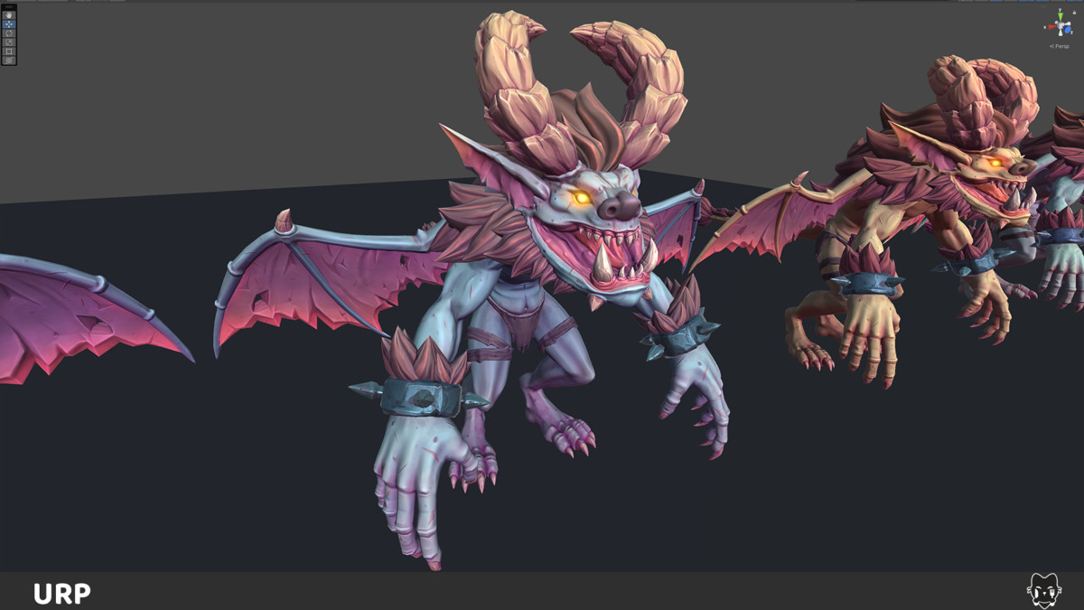 Stylized Fantasy Character (Morvane Duskwing)