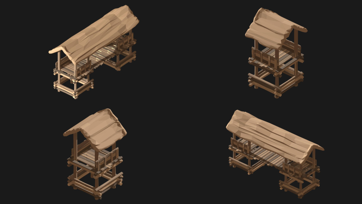 Low Poly Swamp Village – ModulaCraft PRO