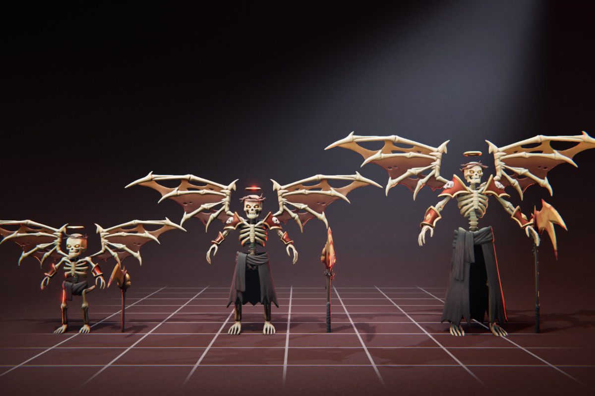 Skeletons Ultimate MegaPack- 13 Families + Boss - 37 Characters + Animations