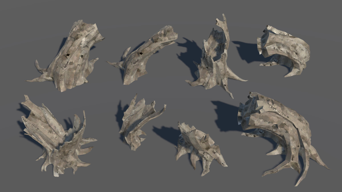 LowPoly Nature DeadTree