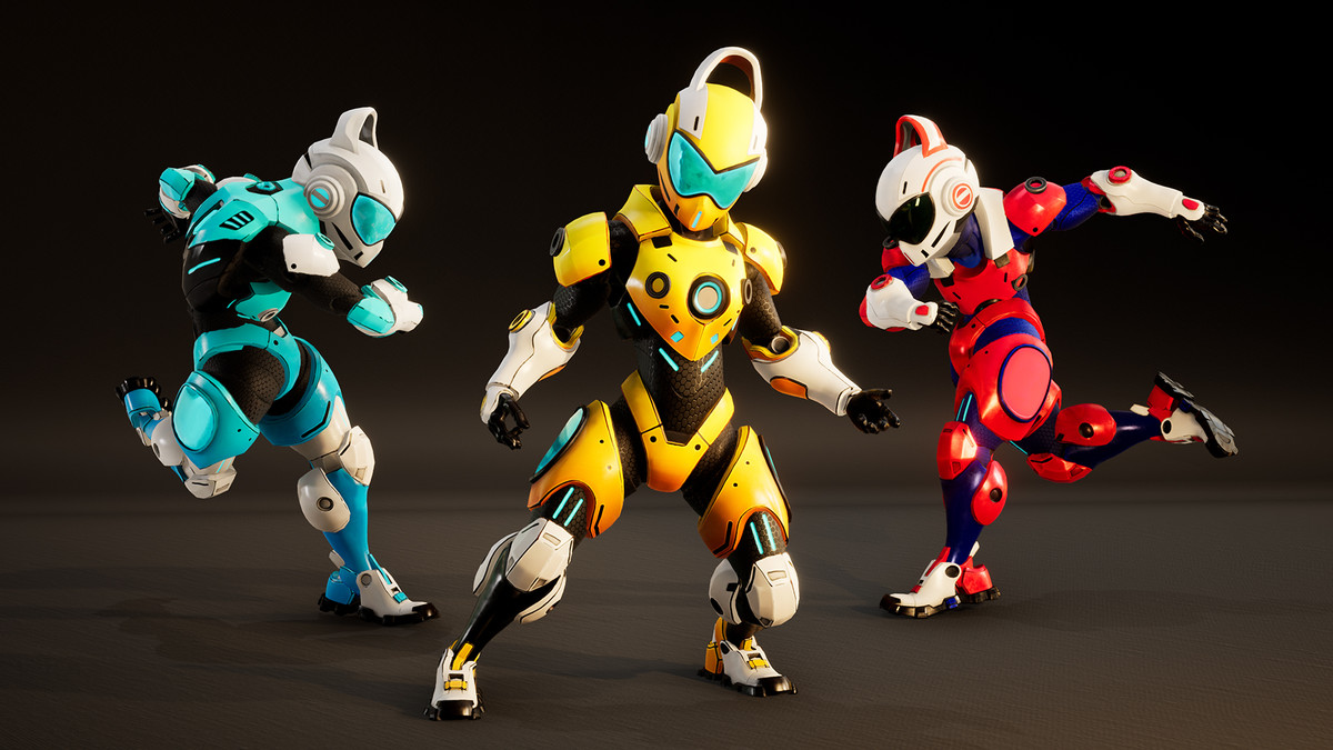 Stylized Sci-Fi Boy 2 Character (3 Skins)