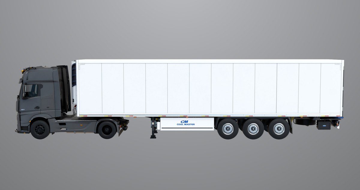 Heavy Truck 03 Refrigerator Trailer Interior URP HDRP Textures