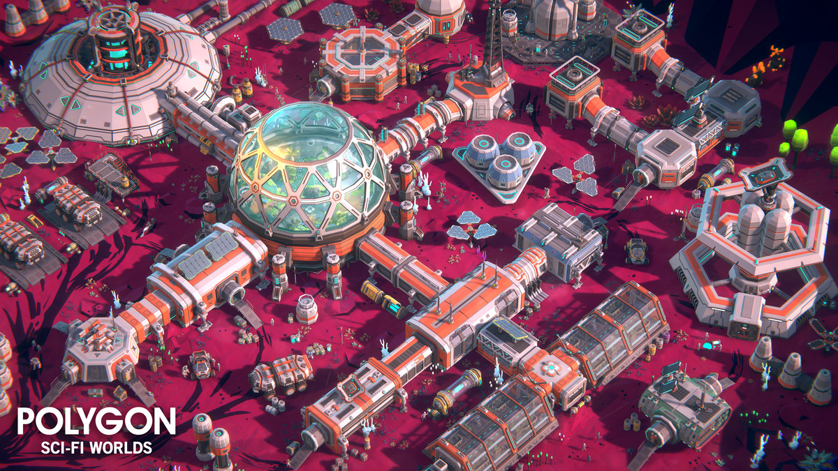 Value Bundle – POLYGON Sci-Fi Worlds, Swamp Marshland & Sci-Fi Outpost Map