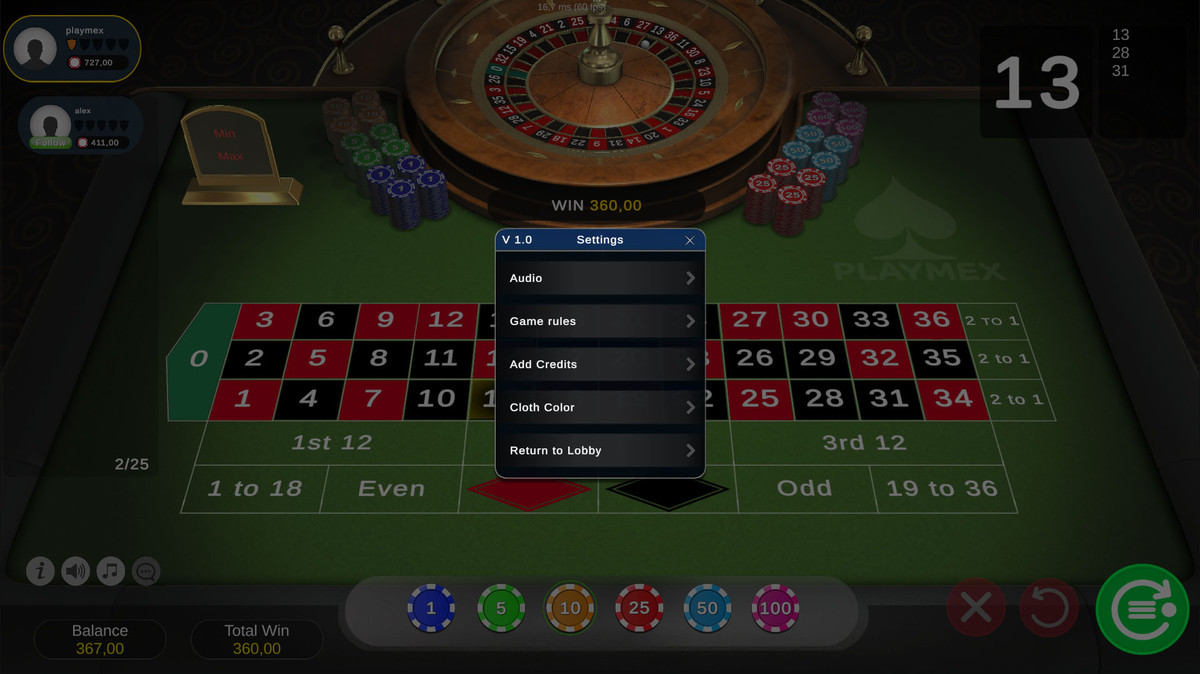 Multiplayer Roulette