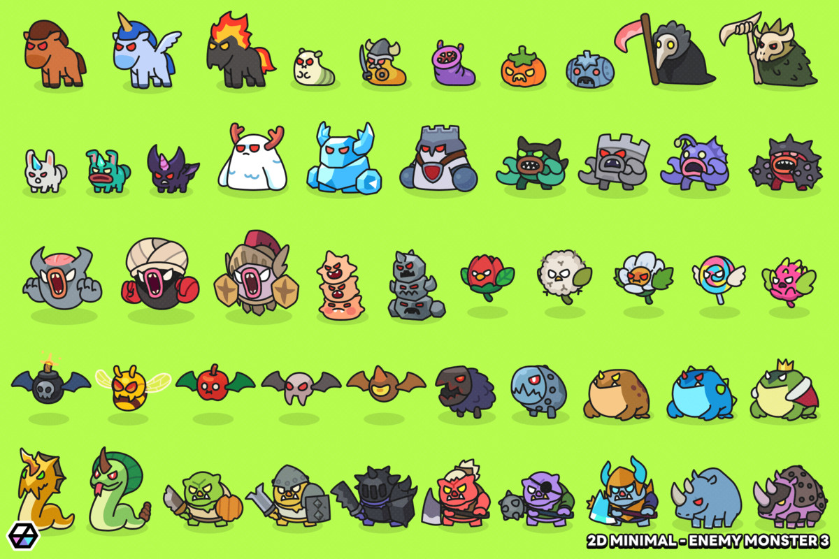 2D Minimal - Enemy Monster3