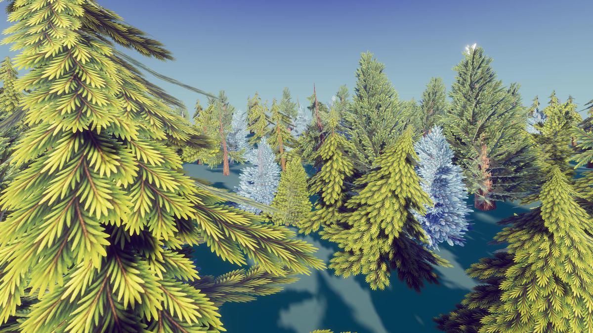 Low Poly Stylized Evergreen Trees Pack - Mini World Studio