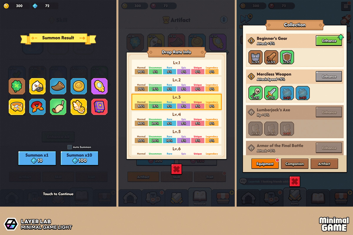 GUI Pro - Minimal Game Light