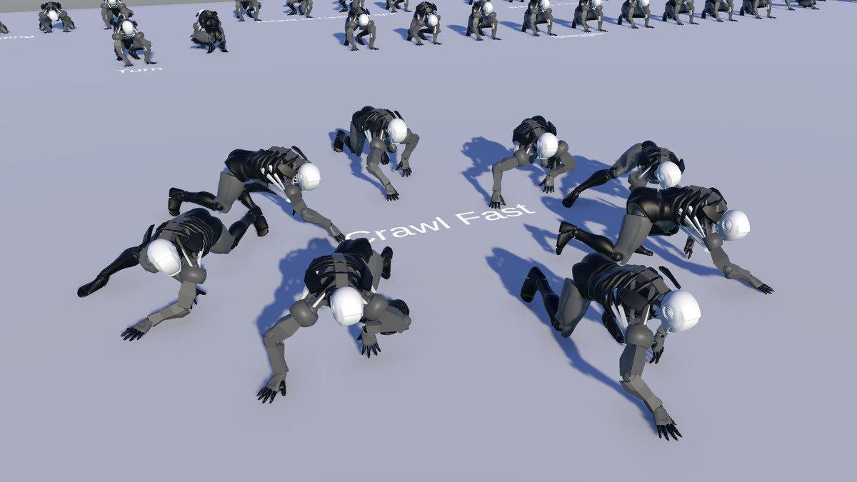 Crawling Ghoul Animations