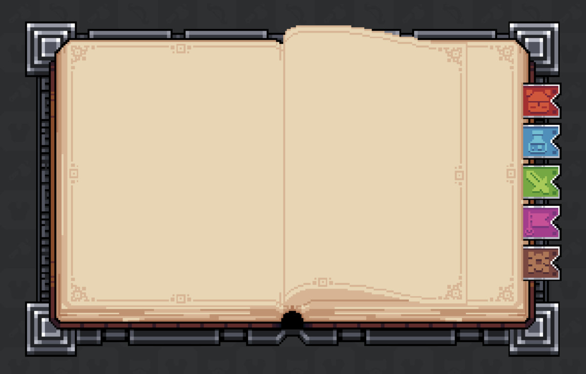 Pixel Vault UI Series | Fantasy Book UI V2