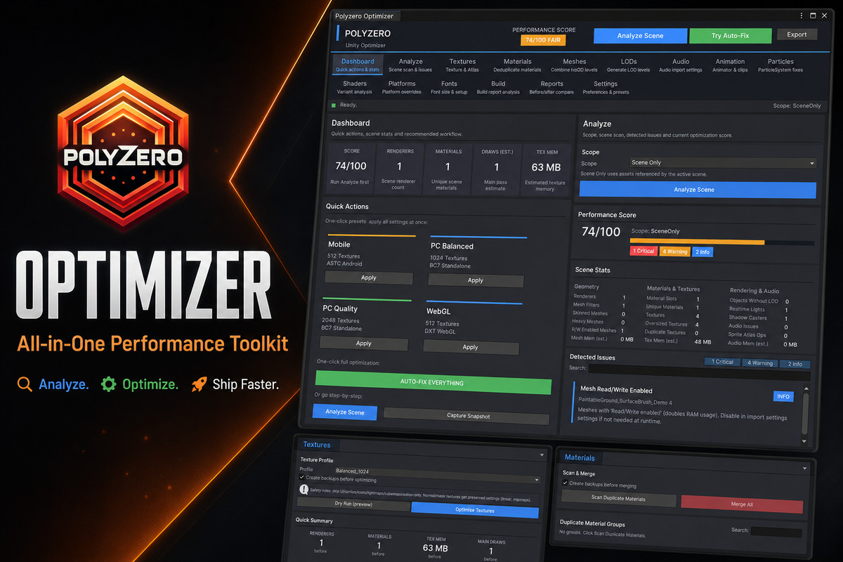 Optimizer – All-in-One Performance Toolkit