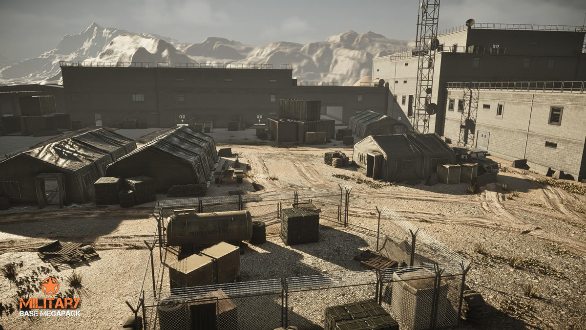 Military Base Megapack (Modular Military Base, Military Facility, Outpost, Army)