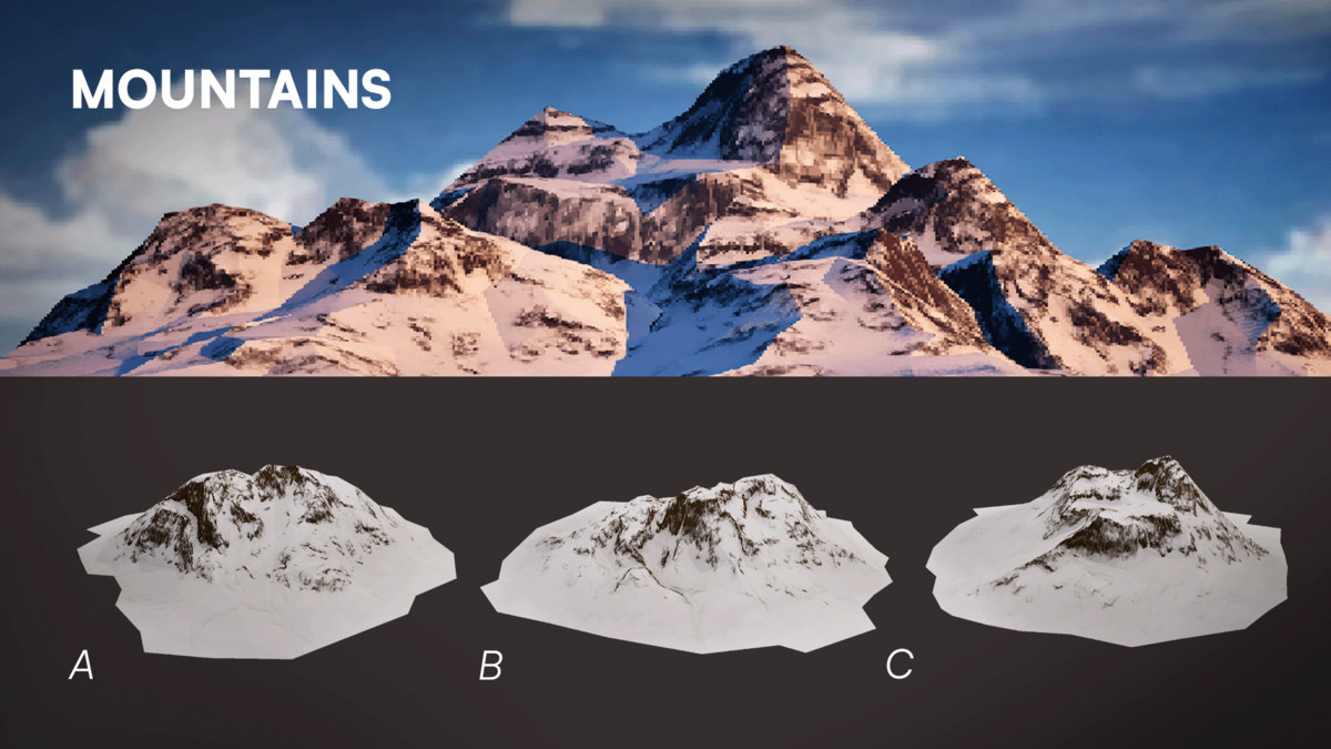 Arctic Landscape Retro