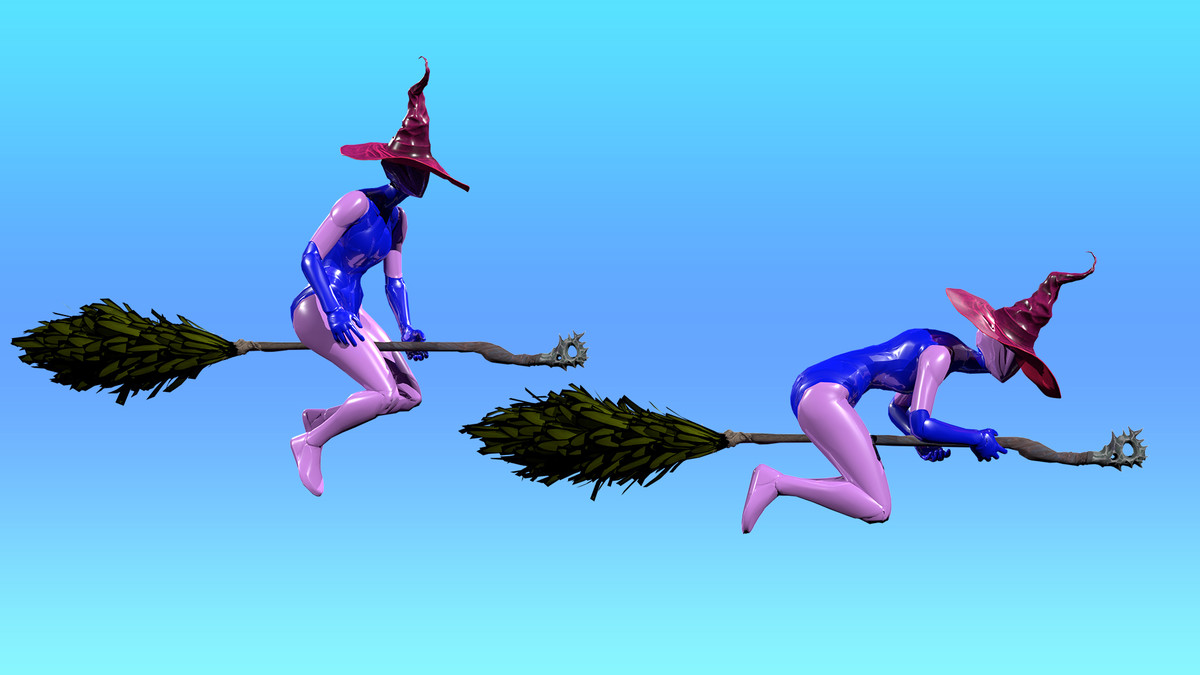 Witch Flight & Magic Combat Animation Pack