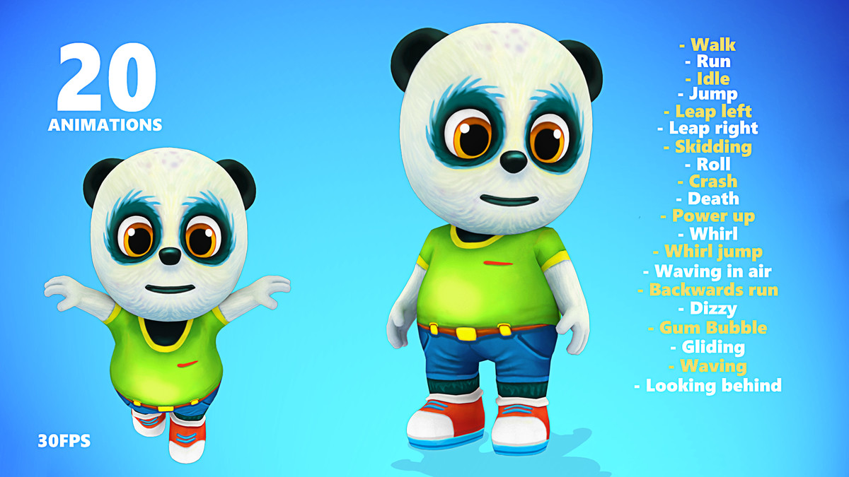 Panda Bear Animated