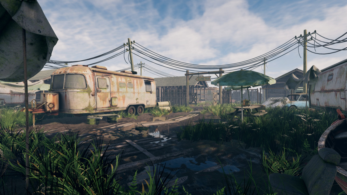 Post-Apocalyptic Trailer Park Environment