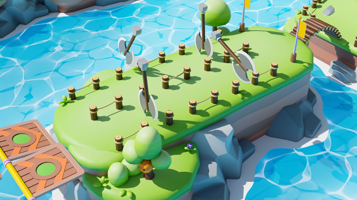 Platformer Deathrun - Low Poly 3D Models Pack