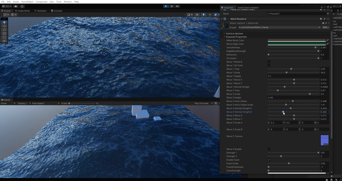 Ocean / Water shader (HDRP)
