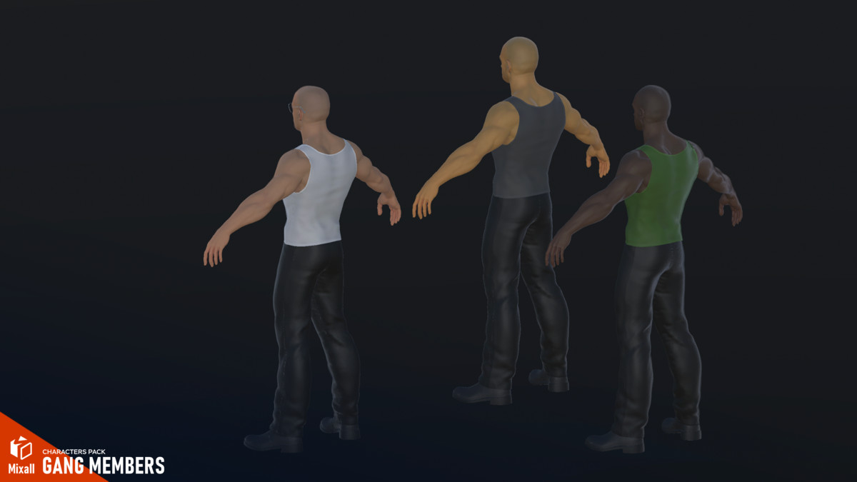 Gang members - characters pack