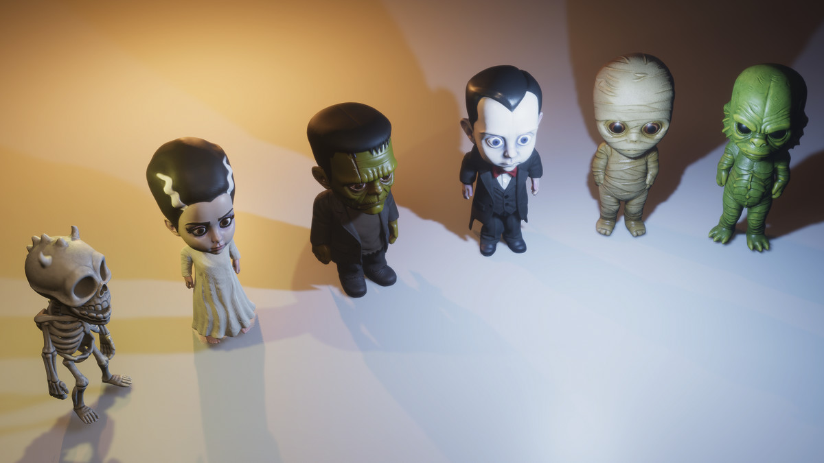 Chibi Monster Halloween Film Classics