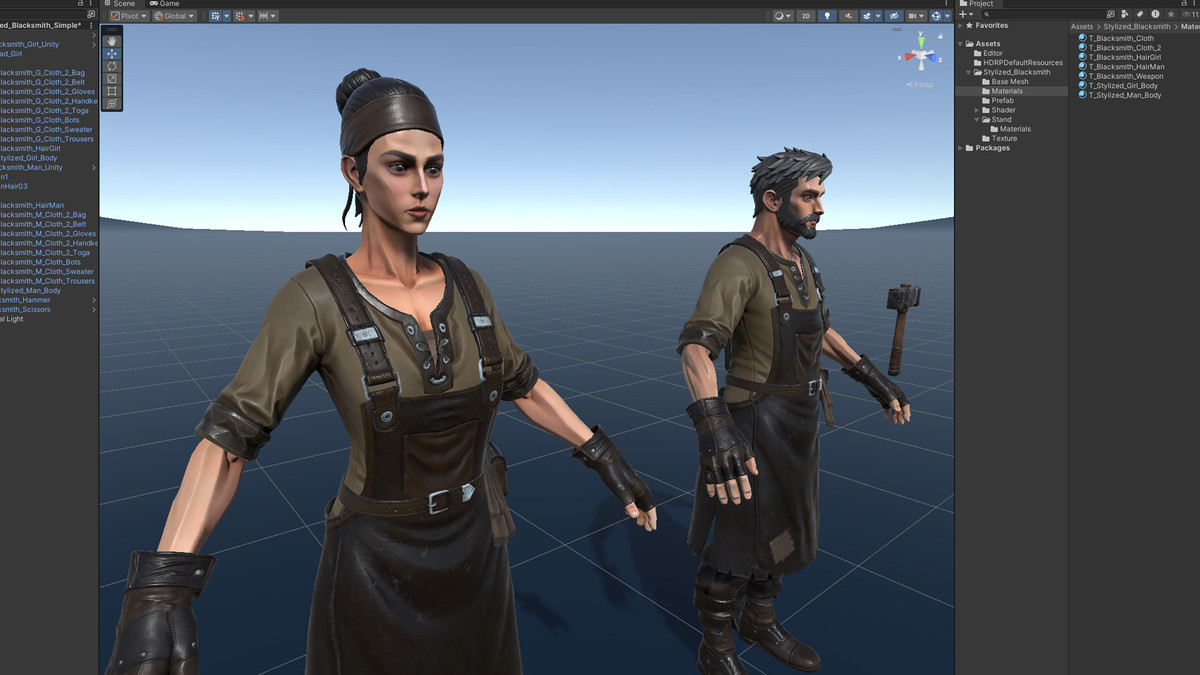 Stylized Medieval Blacksmith