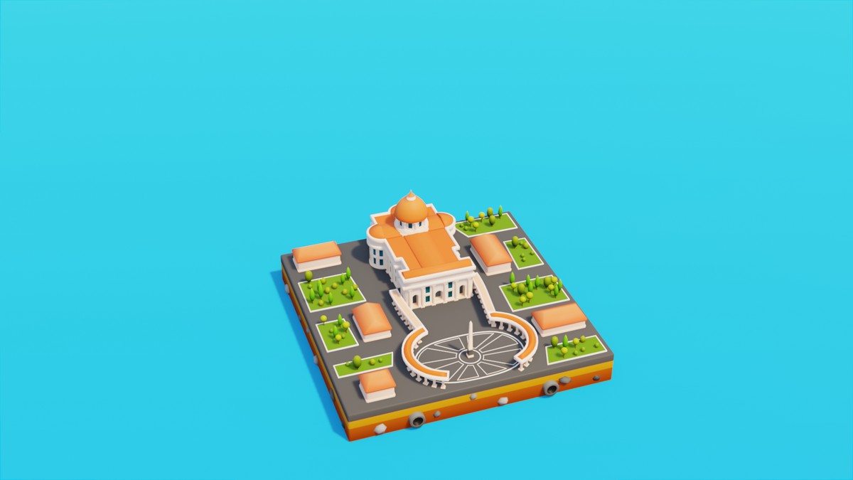 Low Poly LandMarks by IGS