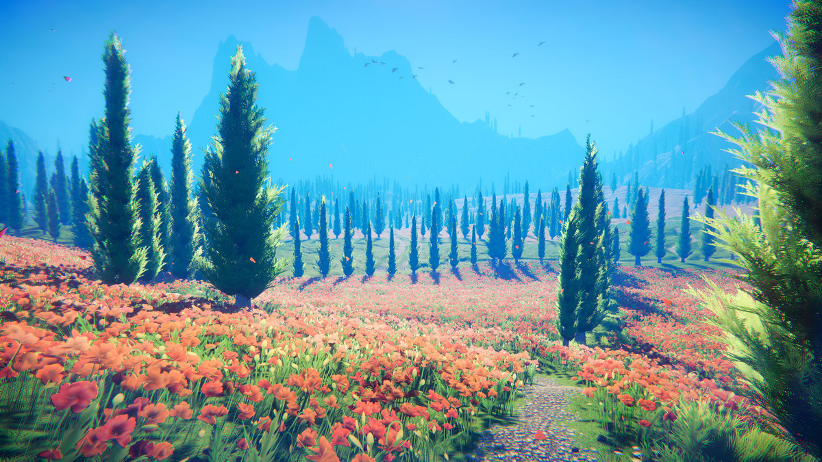 Stylized Cypress Valley