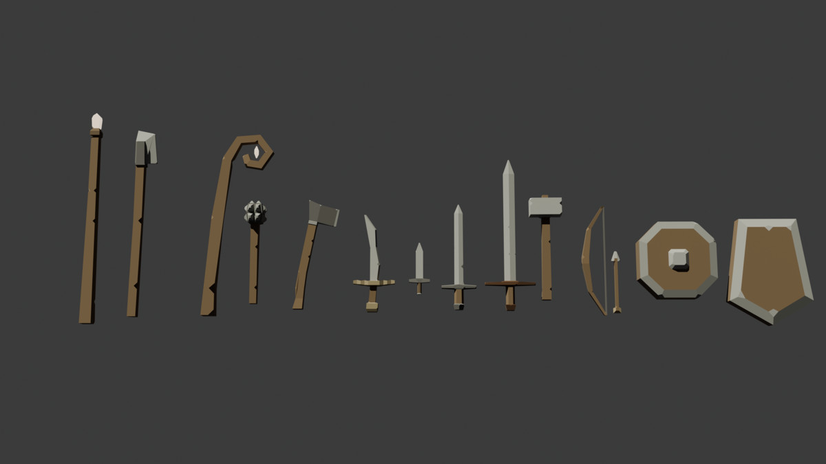 EmbersStorm- Magic Weapons & Shields Pack