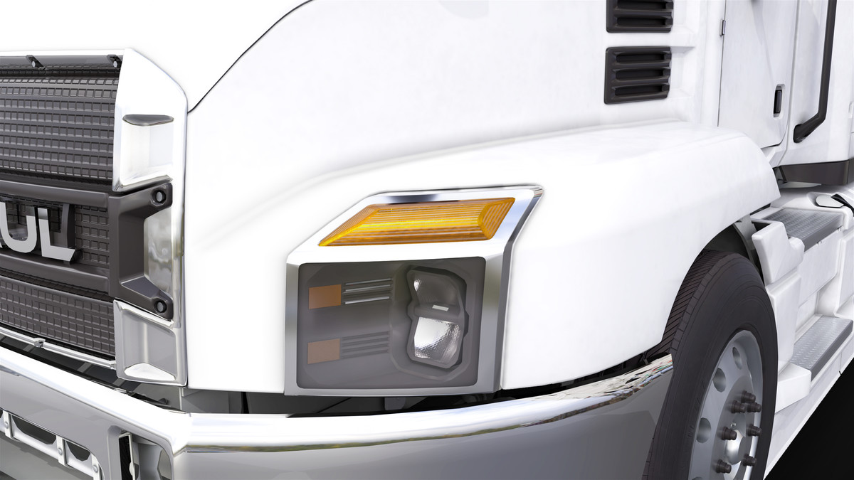 Heavy Truck Chassis 05 White Interior URP HDRP Textures