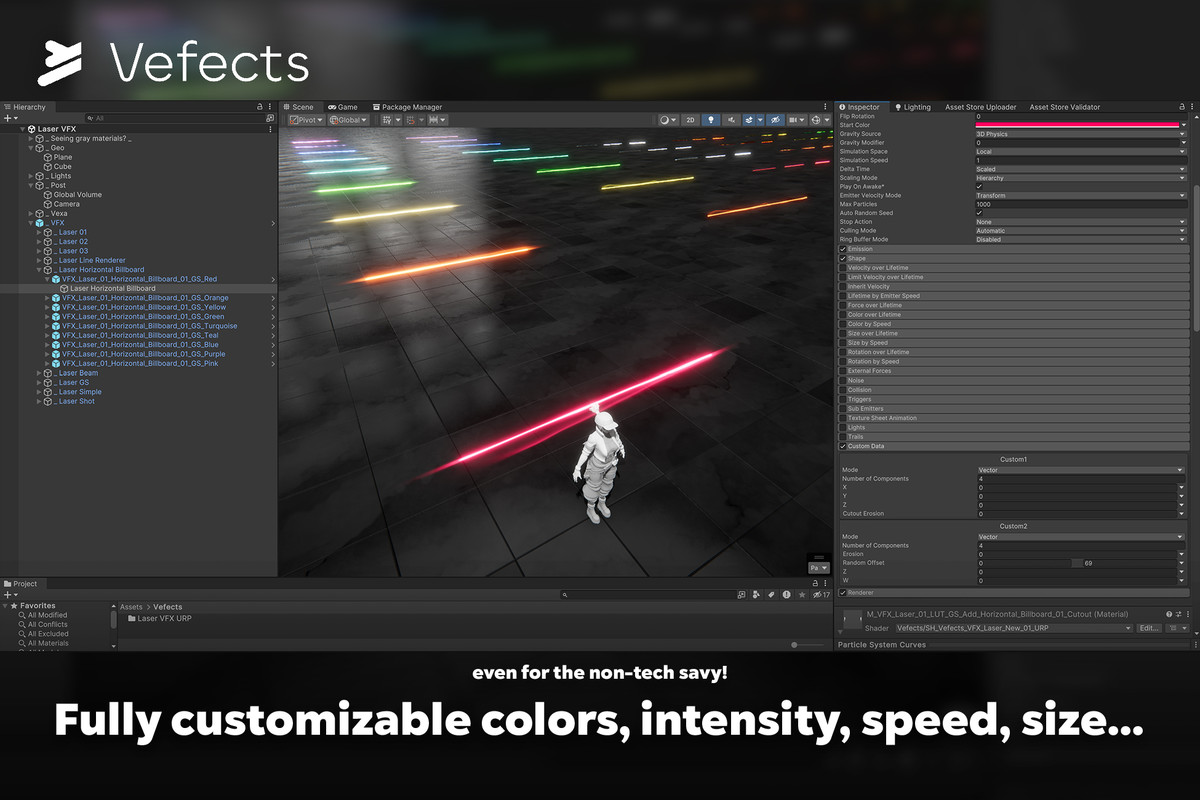Laser VFX - HDRP