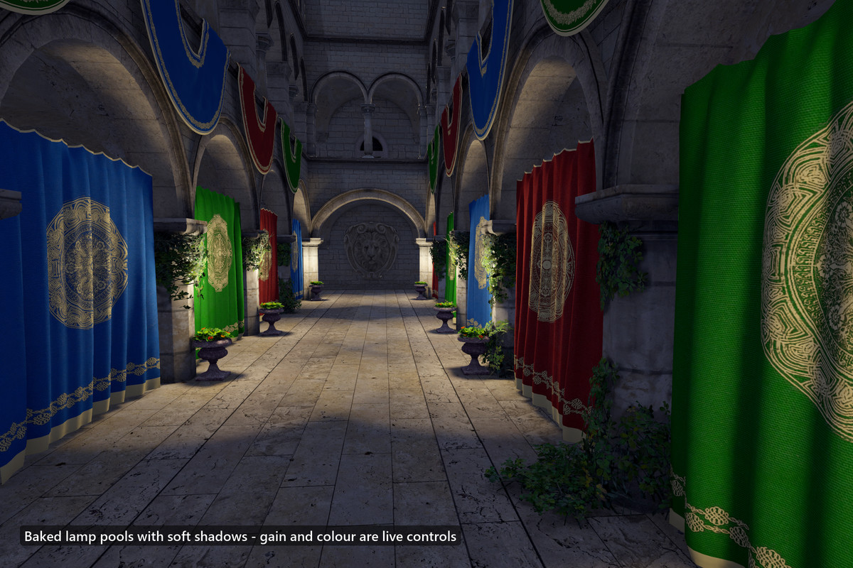 Runtime Lightmapper: Real Time Lightmap Baking with Shadows, AO & Lamps
