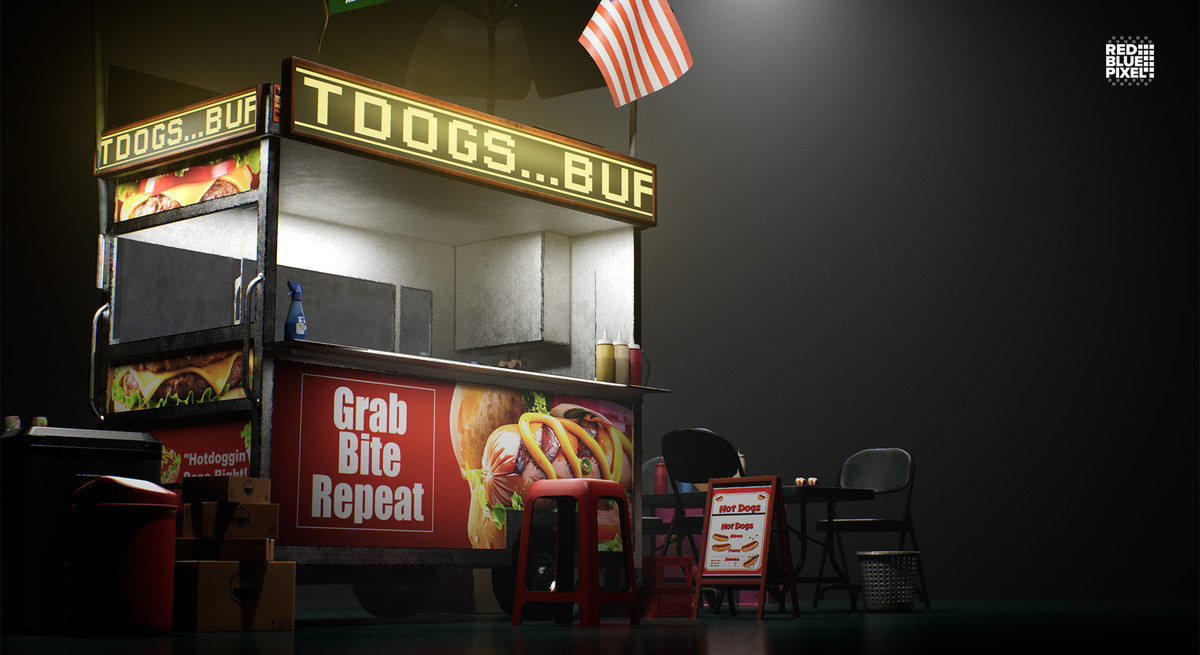 Modern Food Cart