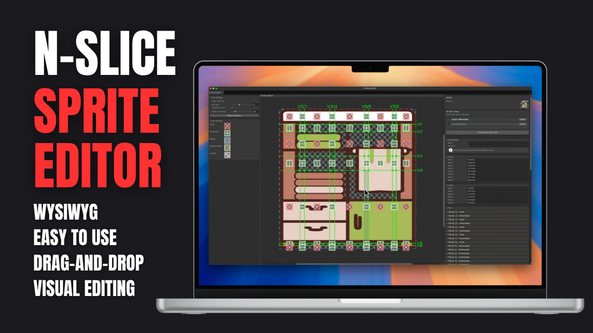 Unity Slice Guide N-Slicer | Next-Gen Sprite Slicing Beyond 9-Slice