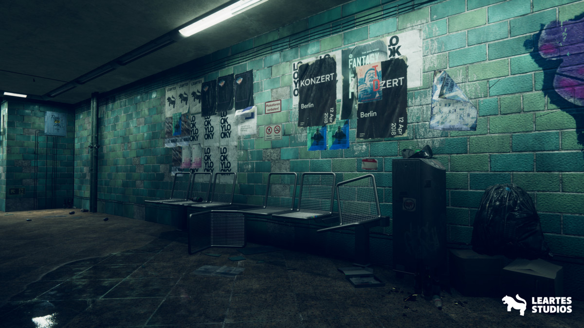 Abandoned Subway Station in Berlin